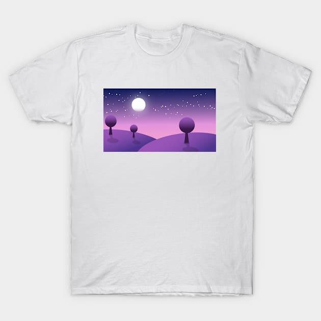 moon T-Shirt by all days is our day